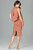 brown - Cocktail dress model 120290 Lenitif U704-120290