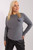 grey - Jumper plus size model 190065 Factory Price U704-190065