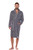grey - Bathrobe model 206079 L&L collection U704-206079