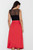 red - Long skirt model 111110 Figl U704-111110