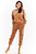 beige - Tracksuit trousers model 149804 awama U704-149804