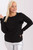 black - Jumper plus size model 190071 Factory Price U704-190071
