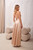 beige - Long dress model 213649 Roco Fashion U704-213649
