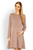 beige - Pregnancy dress model 114508 PeeKaBoo U704-114508