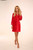 red - Bathrobe model 187085 De Lafense U704-187085