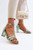 green - Heel sandals model 194991 Step in style U704-194991