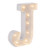 Light Up White Marquee Letter J 9.875 Inches N274-FC01029850