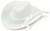 Cowboy Hat with Rope Trim 0.75 Inch White N274-FC016256165