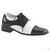Shoe oxford bk and wt men lg M680-HA62BWLG
