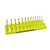 Hansen Global 3/8" SAE 3-Row Socket Tray - Hi-Viz Yellow T398-HNE38073
