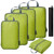 Color: Grass Green 5pcs - Waterproof Travel Buggy Bag Four-piece Five-piece Set Q119-CJYD201090210JQ