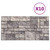 3D Wall Panels with Light Gray Brick Design 10 pcs EPS A949-149586