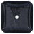 Sink Black 15.7"x15.7"x3.9" Marble A949-149181