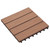 11 pcs Decking Tiles Deep Embossed WPC 11.8"x11.8" 1 sqm Light Brown A949-45034