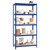 5-Layer Storage Shelf Blue Steel&Engineered Wood A949-152884