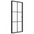 Interior Door ESG Glass and Aluminum 32.7"x79.3" Black A949-151203