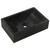 Sink 17.7"x11.8"x4.7" Marble High Gloss Black A949-142772