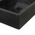 Sink 17.7"x11.8"x4.7" Marble High Gloss Black A949-142772