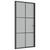 Interior Door 40.4"x79.3" Black Matt Glass and Aluminum A949-350559