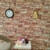 3D Wall Panels with Brown Brick Design 10 pcs EPS A949-149583