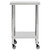Kitchen Work Table with Wheels 23.6"x23.6"x33.5" Stainless Steel A949-51633