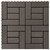 11 pcs Decking Tiles WPC 11.8"x11.8" 1 sqm Dark Brown A949-45028