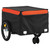 Bike Trailer Black and Orange 99.2 lb Iron A949-94103