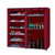 US Non-woven Fabric Shoe  Cabinet 6-layer Double-row 12-compartment Shoe Organzier Container Red wi K484-PHO_0S88REZP_US