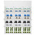 US 7-tier 21 Grids Storage Shoe Cabinet Shoe Rack Organizer White K484-PHO_0WHK93CX_US