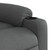 Electric Stand Up Massage Recliner Chair Dark Gray A949-3206901