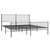 Bed Frame Black Powder-Coated Steel King Bed Frame Rectangular A949-350887