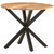 Side Table Natural wood and black Solid acacia wood Medium A949-320660