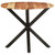 Side Table Natural wood and black Solid acacia wood Medium A949-320660