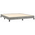 Bed Frame Light Grey Velvet, Plywood, Engineered Wood King Sturdy A949-347012