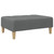 Footstool Dark Grey Polyester, Plywood, Foam, Plastic Medium A949-4007390