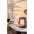 1200w Electric Heater Built-in Timer Portable Fast Heating Household Space Heater with Remote Contr K484-PHO_0X5PPECS