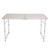 US Multipurpose Folding Table Household Supplies Aluminum Alloy Folding Table 120*60*70 white K484-PHO_0RNIBM53_US