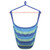 US Cotton Canvas Hanging Rope  Chair With Pillow Stripe Style Home Decoration Blue K484-PHO_0RT65TFP_US