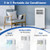 8000 BTU Portable Air Conditioner 3 in 1 AC Unit with Fan and Dehumidifier - Color: White - Size: 8 D681-FP10739US-WH