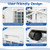 8000 BTU Portable Air Conditioner 3 in 1 AC Unit with Fan and Dehumidifier - Color: White - Size: 8 D681-FP10739US-WH