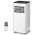 8000 BTU Portable Air Conditioner with Fan and Dehumidifier Mode-White - Color: White D681-FP10263US-BK