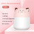 Portable Led Mini Humidifier 250ml Cartoon Cat Tiger Office Home Mist Purifier Night Light White K484-PHO_0X8IJ874