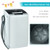 8.8 lbs Portable Full-Automatic Laundry Washing Machine with Drain Pump - Color: White D681-FP10219US