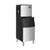 353LBS/24H Split Commercial Ice Maker with 198 LBS Storage Bin - Color: Silver D681-FP10036US-SL+