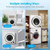 Compact Electric Tumble Laundry Dryer with Stainless Steel Tub-White B593-FP10092US