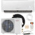 Airtural Series 12000 BTU 21 SEER2 208-230V Ductless Mini Split Air Conditioner with Heater Pump En B593-FP10412US-WH+