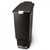 Black 10-Gallon Narrow Kitchen Trash Can with Easy Step-on Lid Q280-FLGSTC60793815