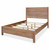 FarmHome Rustic Solid Pine Platform Bed in King Size Q280-KIDW9811