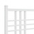  Bed Frame White Powder-Coated Steel Twin Durable Bed Frame A949-376368