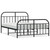  Bed Frame Black Powder-coated steel King Size Bed Frame A949-353655